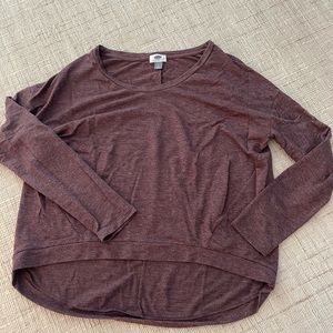 Long sleeved tshirt mauve